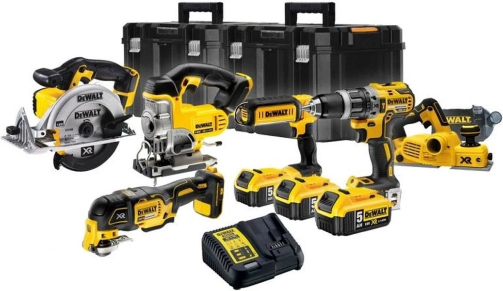 DeWalt DCK665P3T Accu Combiset 6-delig 18 Volt 5,0 Ah