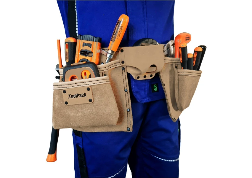 ToolPack Industriele Gereedschapsgordel Nubuck Leer - Afbeelding 4