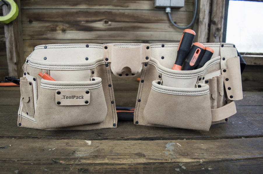 ToolPack Industriele Gereedschapsgordel Nubuck Leer - Afbeelding 2