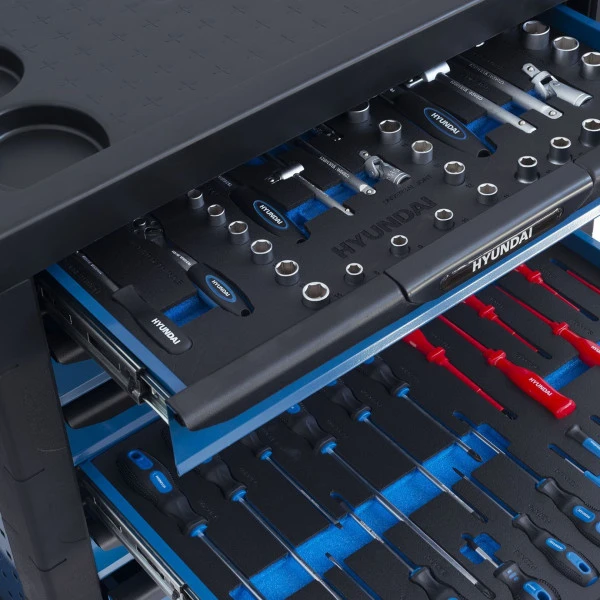 Hyundai Gereedschapswagen - 175 Delig - Afbeelding 2