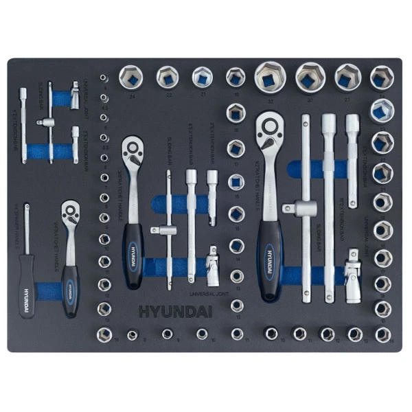 Hyundai Gereedschapswagen - 175 Delig - Afbeelding 3