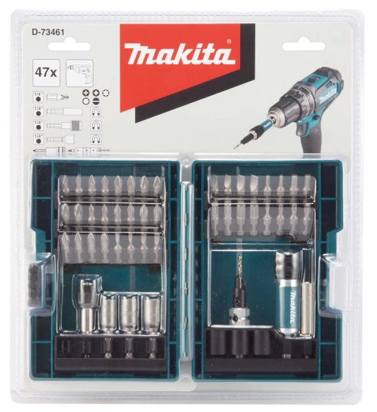 Makita Boor-/schroefbitset 47-delig Quad Driver - Afbeelding 2