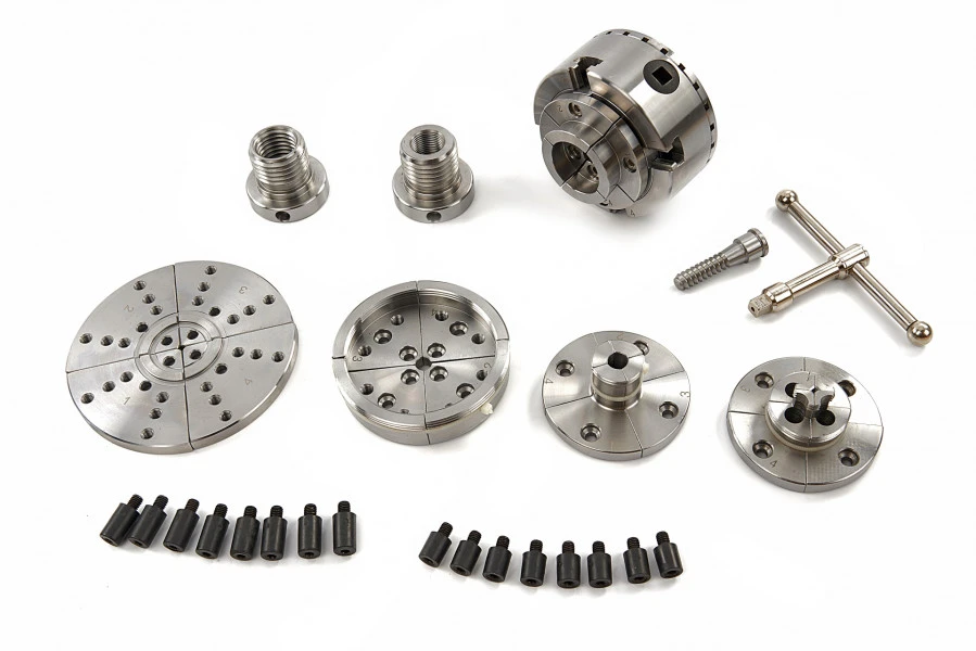 HBM 95 Mm Professionele Houtklauwplaat Voor Houtdraaibank Complete Set