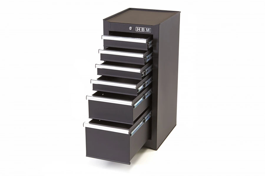 HBM 6 Laden Gereedschapskast Zwart