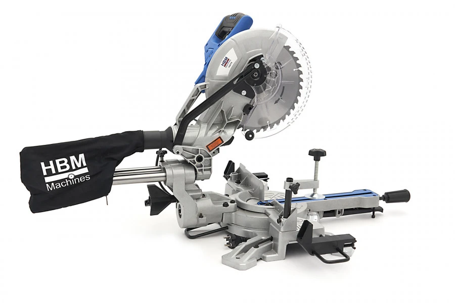 HBM 254 X 70 Mm Radiaalzaag, Afkortzaag, Trekzaag Met Laser - Afbeelding 2