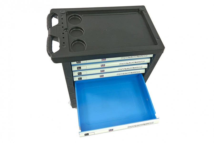 HBM Premium Gevulde Gereedschapswagen - 154 Delig - Afbeelding 11