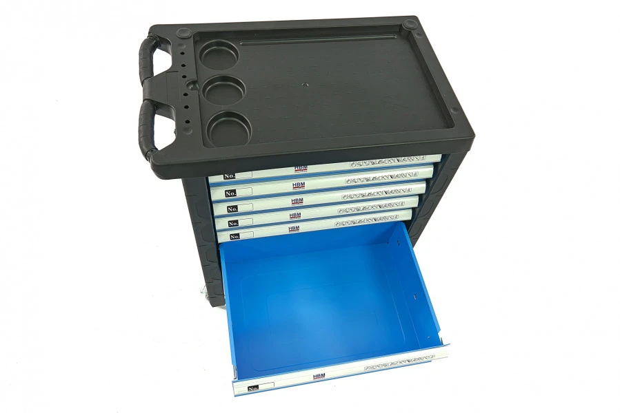 HBM Premium Gevulde Gereedschapswagen - 154 Delig - Afbeelding 12