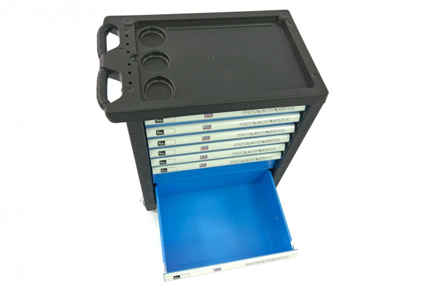 HBM Premium Gevulde Gereedschapswagen - 154 Delig - Afbeelding 13