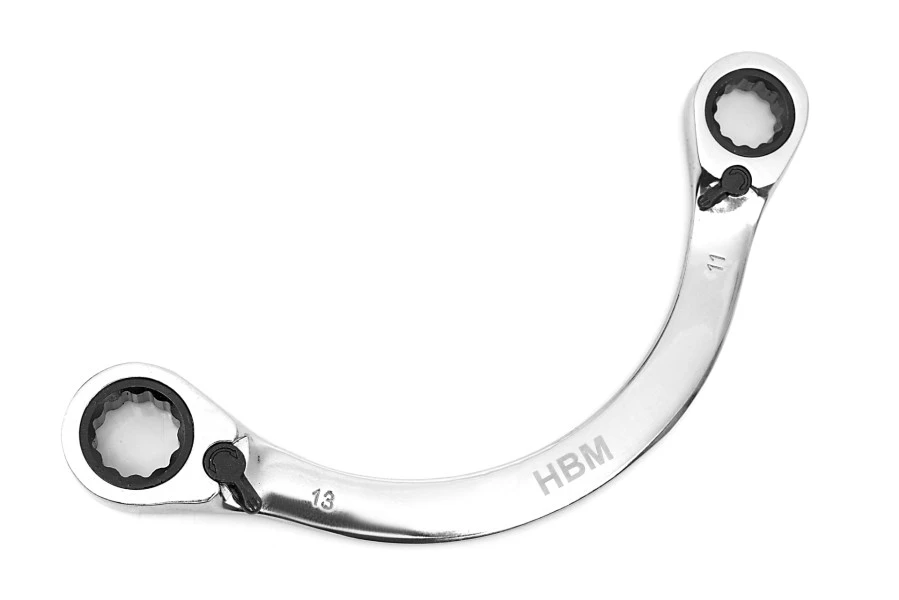 HBM Startersleutelset, Halve Maan Steeksleutelset 5-delig - Afbeelding 4