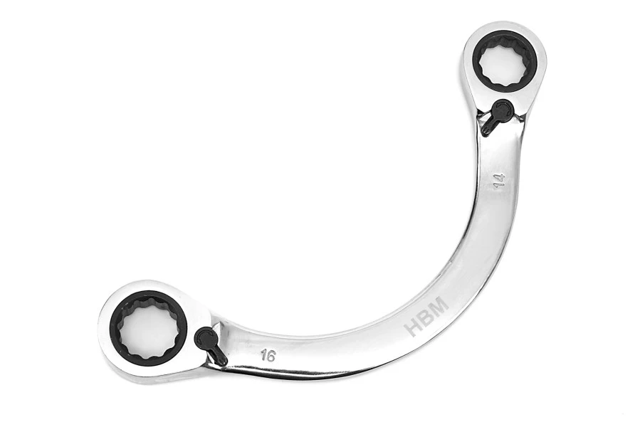 HBM Startersleutelset, Halve Maan Steeksleutelset 5-delig - Afbeelding 5