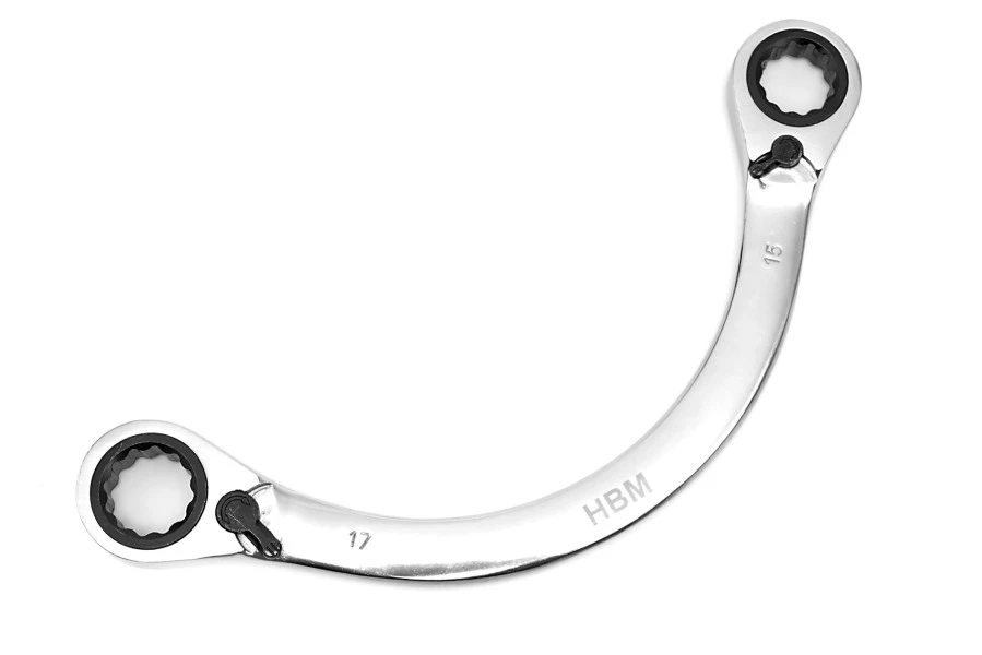 HBM Startersleutelset, Halve Maan Steeksleutelset 5-delig - Afbeelding 6