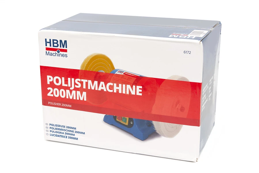 HBM 200 Mm Hobby Polijstmachine - Afbeelding 4