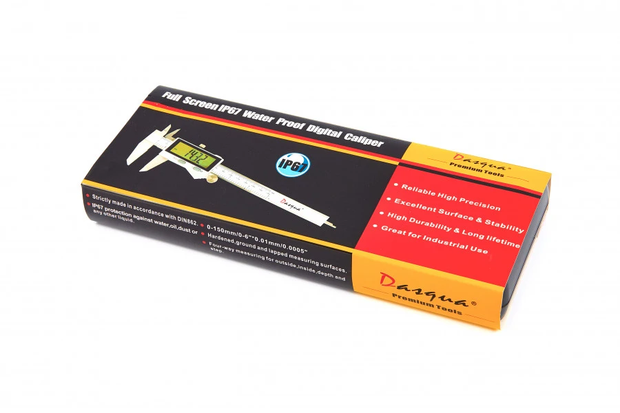 Dasqua IP67 Water Bestendige 150 Mm Digitale Schuifmaat, Groot Scherm - Afbeelding 8