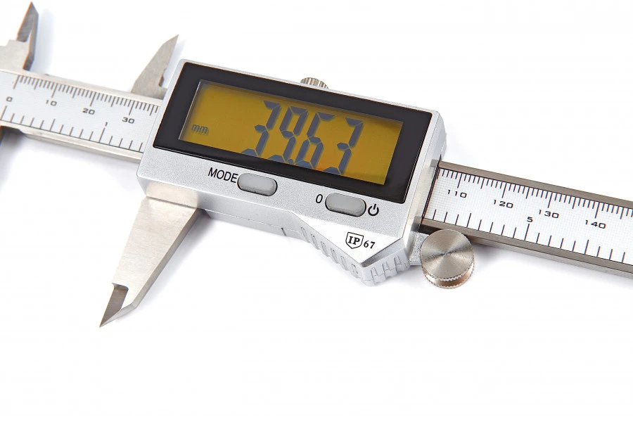 Dasqua IP67 Water Bestendige 150 Mm Digitale Schuifmaat, Groot Scherm - Afbeelding 4