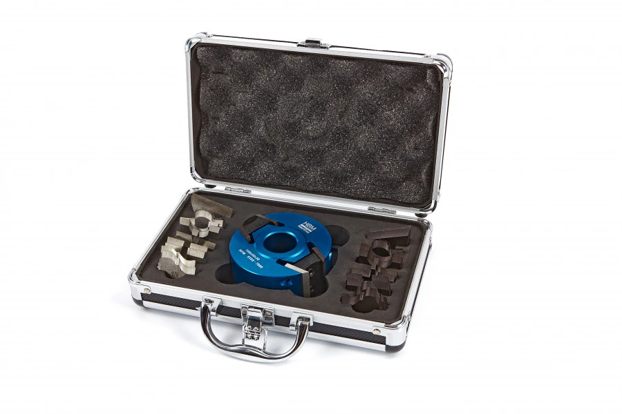 HBM 100 Mm Profi Houtfreeskop Met 7 Sets Messen - Afbeelding 6