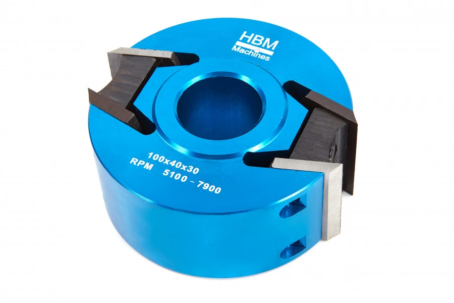 HBM 100 Mm Profi Houtfreeskop Met 7 Sets Messen - Afbeelding 3