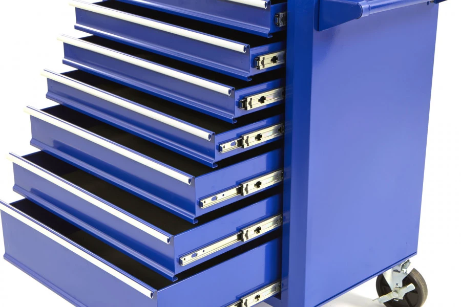 HBM Gereedschapswagen 7 Laden 66 Cm, Blauw - Afbeelding 4