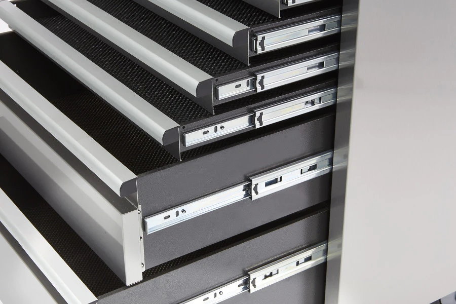 HBM Gereedschapswagen Met 7 Laden - 68 Cm - RVS - Afbeelding 2