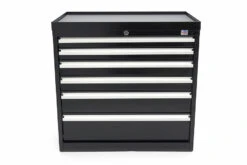 HBM 6 Laden Profi Gereedschapskast 88 X 58 X 80 Cm Zwart