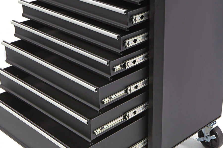 HBM Gereedschapswagen Met 7 Laden - 66 Cm - Zwart - Afbeelding 4