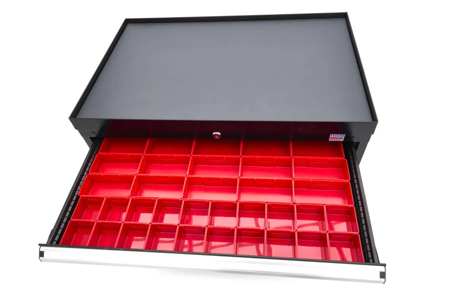 HBM 6 Laden Profi Gereedschapskast 88 X 58 X 80 Cm Zwart - Afbeelding 7