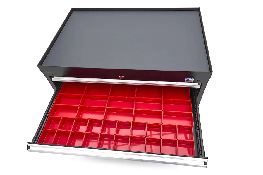 HBM 6 Laden Profi Gereedschapskast 88 X 58 X 80 Cm Zwart - Afbeelding 8