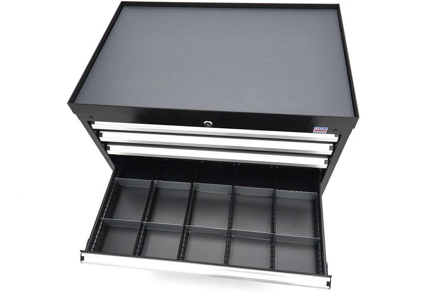 HBM 6 Laden Profi Gereedschapskast 88 X 58 X 80 Cm Zwart - Afbeelding 10