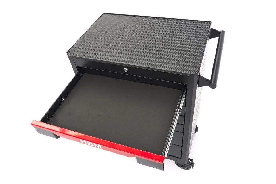HBM Gereedschapswagen 7 Laden, 68 Cm , Zwart - Afbeelding 6