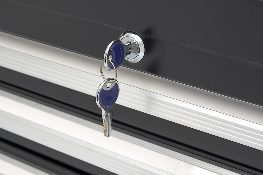 HBM 6 Laden Profi Gereedschapskast 88 X 58 X 80 Cm Zwart - Afbeelding 15