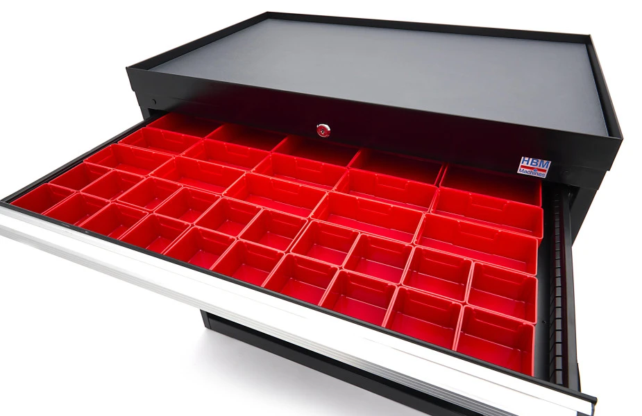 HBM 6 Laden Profi Gereedschapskast 88 X 58 X 80 Cm Zwart - Afbeelding 6