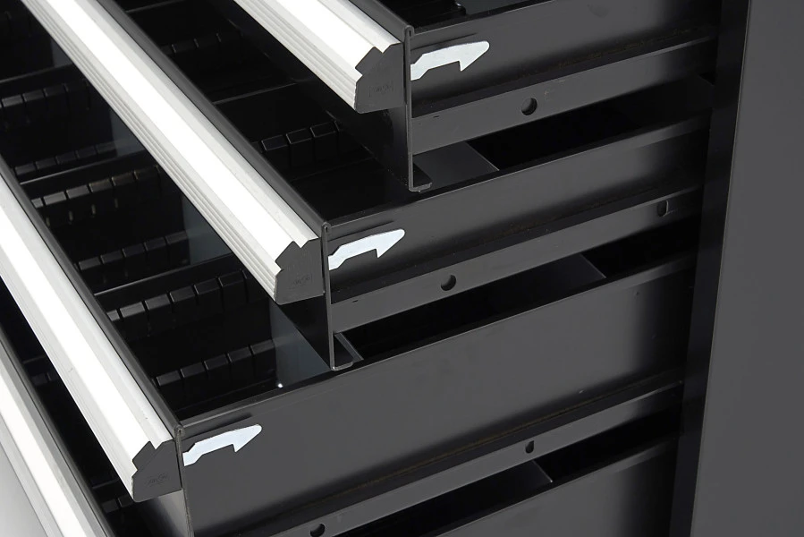 HBM 6 Laden Profi Gereedschapskast 88 X 58 X 80 Cm Zwart - Afbeelding 14