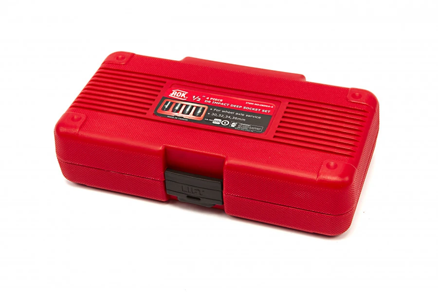 AOK 4 Delige 1/2" Lange Krachtdoppenset Grote Maten - Afbeelding 3