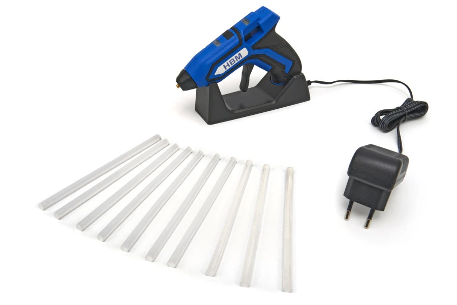 HBM 3.7V Oplaadbaar Lijmpistool Inclusief Standaard En 10 Lijmpatronen - Afbeelding 5