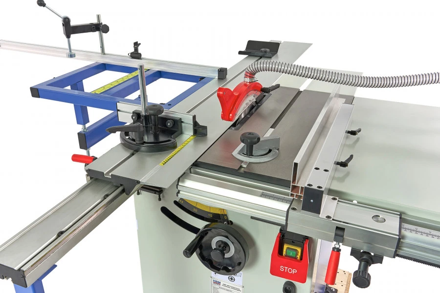 HBM 1600 Professionele Paneelzaag, Cirkelzaagtafel Met Roltafel - Afbeelding 9
