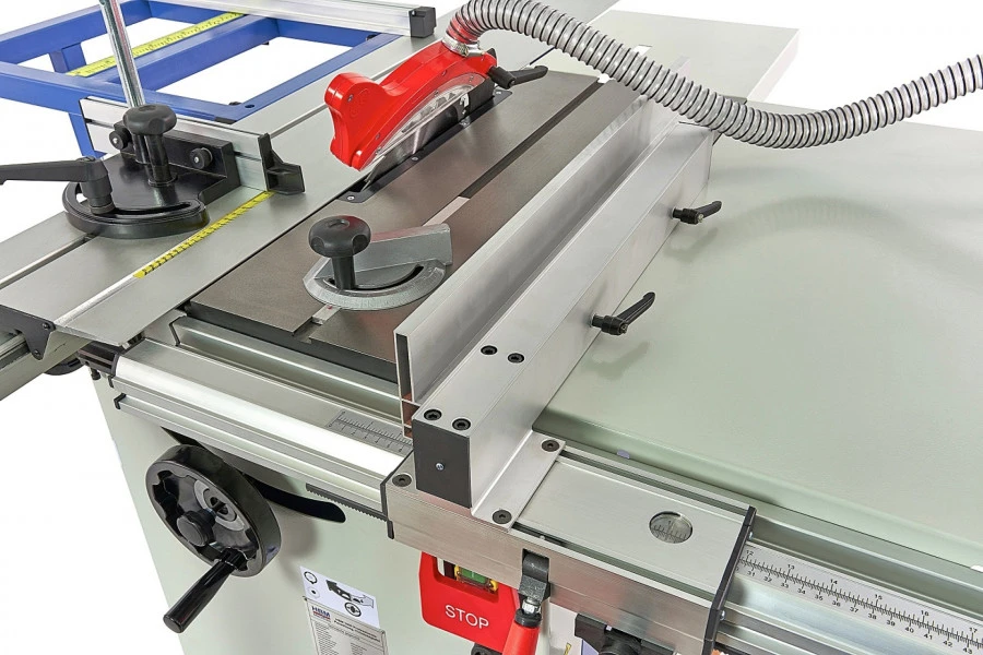 HBM 1600 Professionele Paneelzaag, Cirkelzaagtafel Met Roltafel - Afbeelding 14