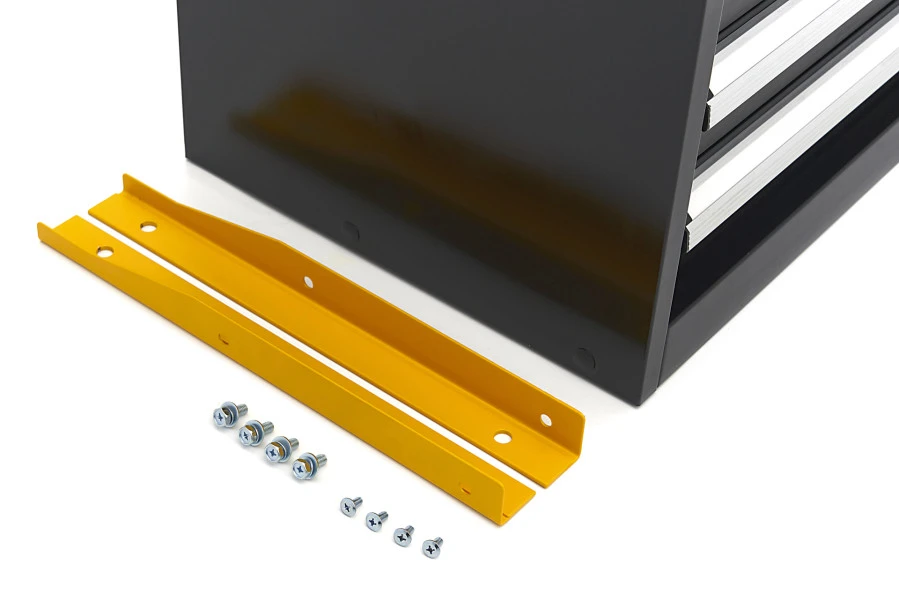 HBM 8 Laden Profi Gereedschapskast 90 X 45 X 90 Cm Zwart - Afbeelding 2