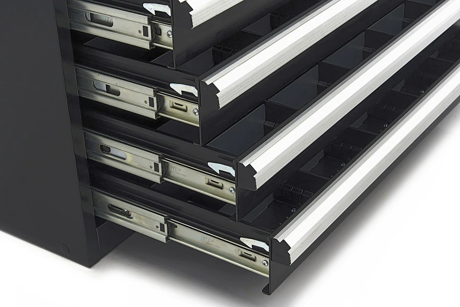 HBM 8 Laden Profi Gereedschapskast 90 X 45 X 90 Cm Zwart - Afbeelding 6