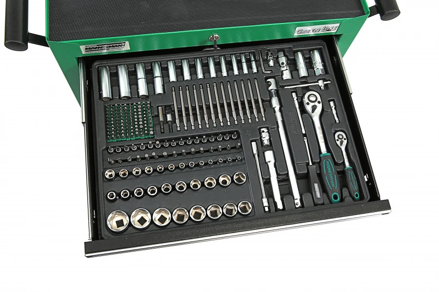 Mannesmann Gevulde Gereedschapswagen - 321 Delig - Afbeelding 3