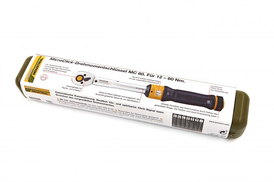Proxxon MicroClick MC 60 - 3/8" Momentsleutel 12-60 Nm - Afbeelding 7