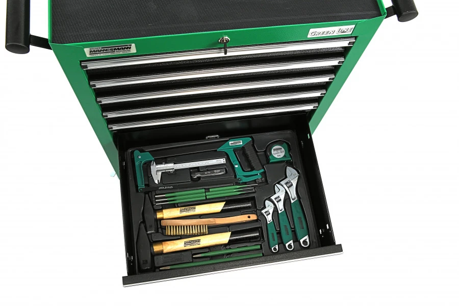 Mannesmann Gevulde Gereedschapswagen - 321 Delig - Afbeelding 8