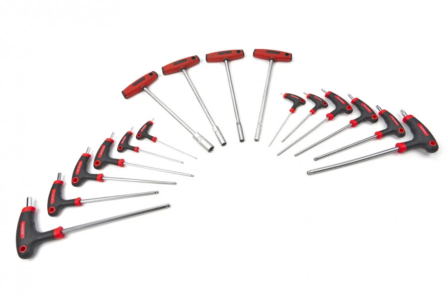 HBM 16 Delige T-Grepenset In Carbon Foam Inlay Voor Gereedschapswagen - Afbeelding 3