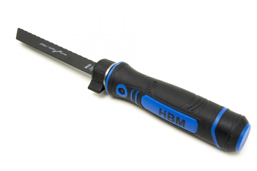 HBM 7 Delige Houtzaag, Metaalzaag, Schrobzaag Met Snelwisselhouder - Afbeelding 2