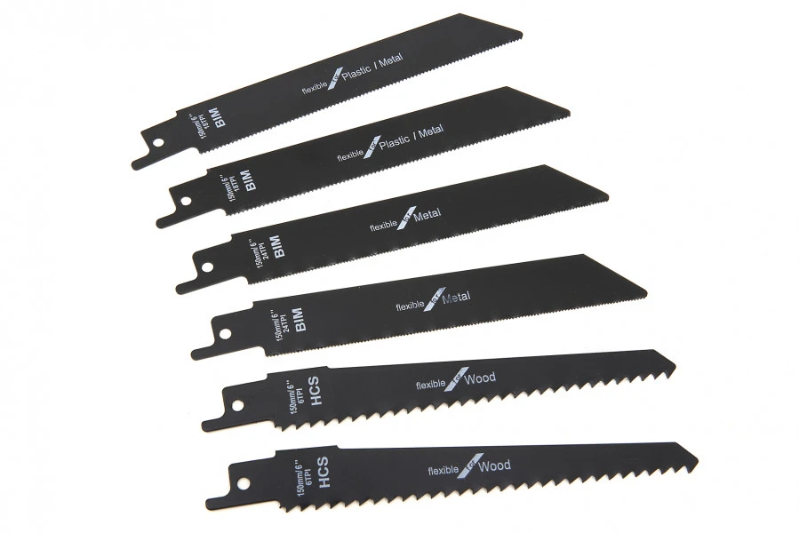 HBM 7 Delige Houtzaag, Metaalzaag, Schrobzaag Met Snelwisselhouder - Afbeelding 4