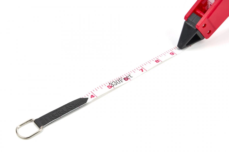 HBM 100 M X 13 Mm Fiberglass Meetband, Meetlint, Landmeter - Afbeelding 5