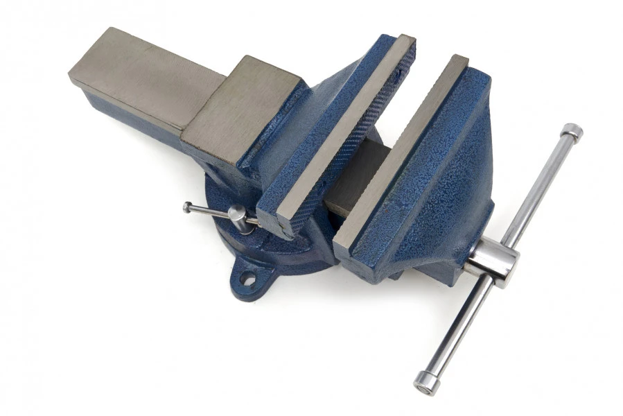 HBM Profi 150 Mm Bankschroef Met Draaibaar Onderstel - Afbeelding 6