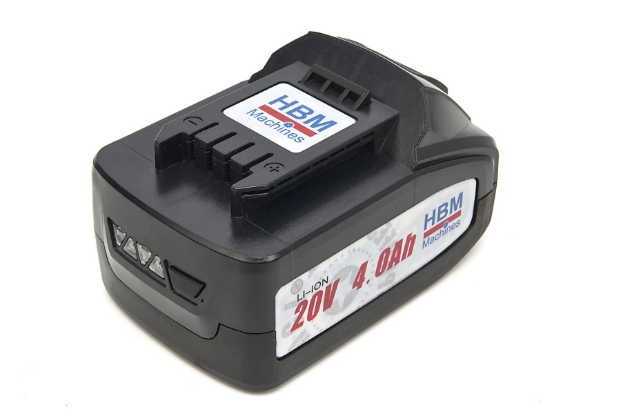HBM Professionele 20 Volt 4,0AH Lion Vlakschuurmachine Inclusief 2 Lion Accu's En 15 Schuurvellen - Afbeelding 9