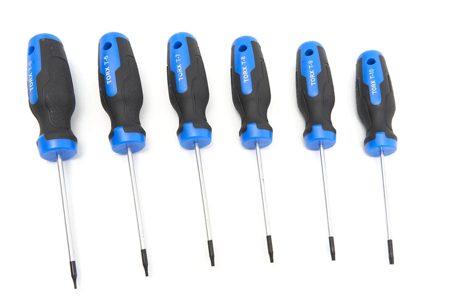 HBM 12 Delige Professionele Torx Schroevendraaierset In Stevige Opbergetui