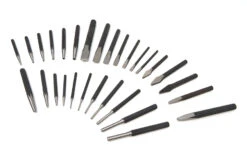 HBM 29 Delige Koudbeitel, Penuitdrijver En Doorslagenset