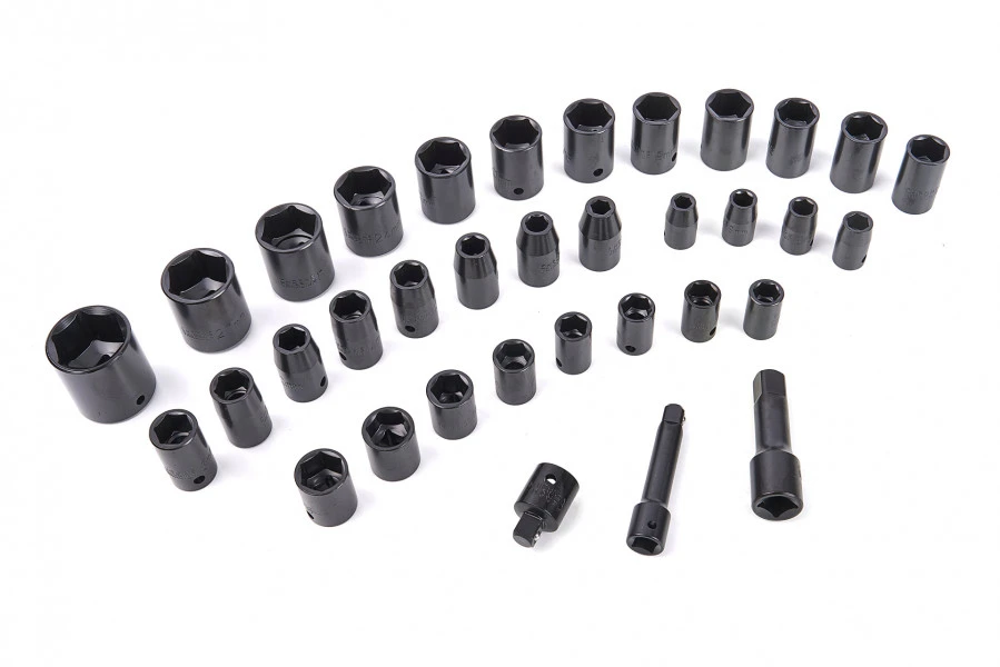 HBM 35 Delige Metrische En Engelse Krachtdoppenset - Afbeelding 2