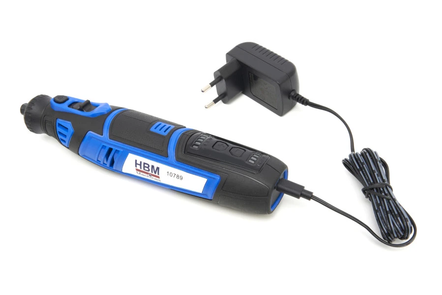 HBM 8 Volt Multitool Op Accu Inclusief 58 Accessoires En 5 Snelheden - Afbeelding 4